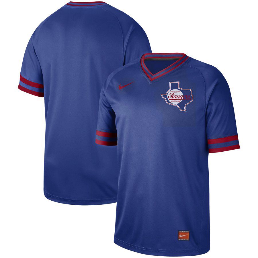 2019 Men MLB Texas Rangers blank blue Nike Cooperstown Collection Jerseys->cincinnati reds->MLB Jersey